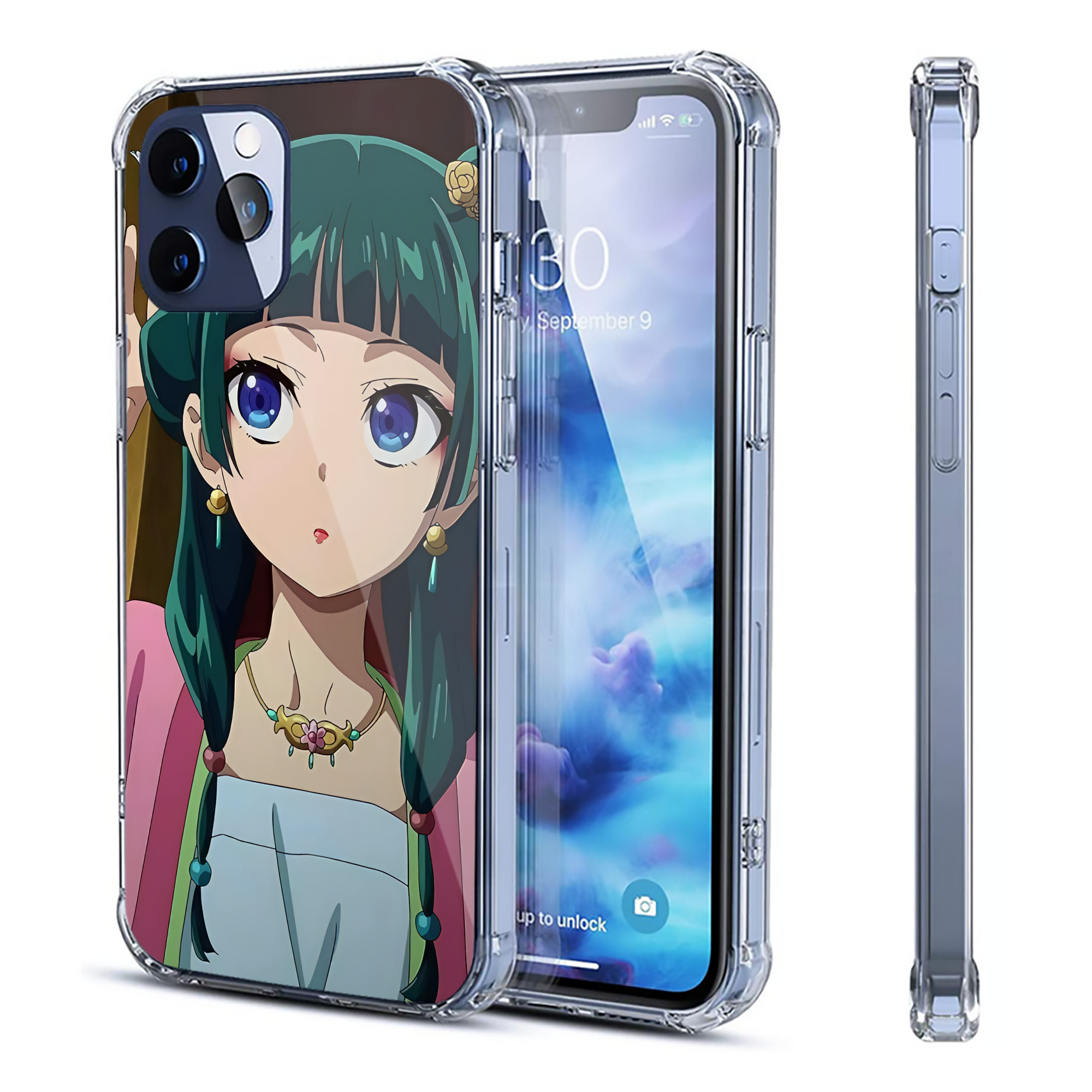 （画像用） 薬屋のひとりごと The Apothecary Diaries 【iPhone 12シリーズ対応】透明スマホケース（クリアソフトケース）
